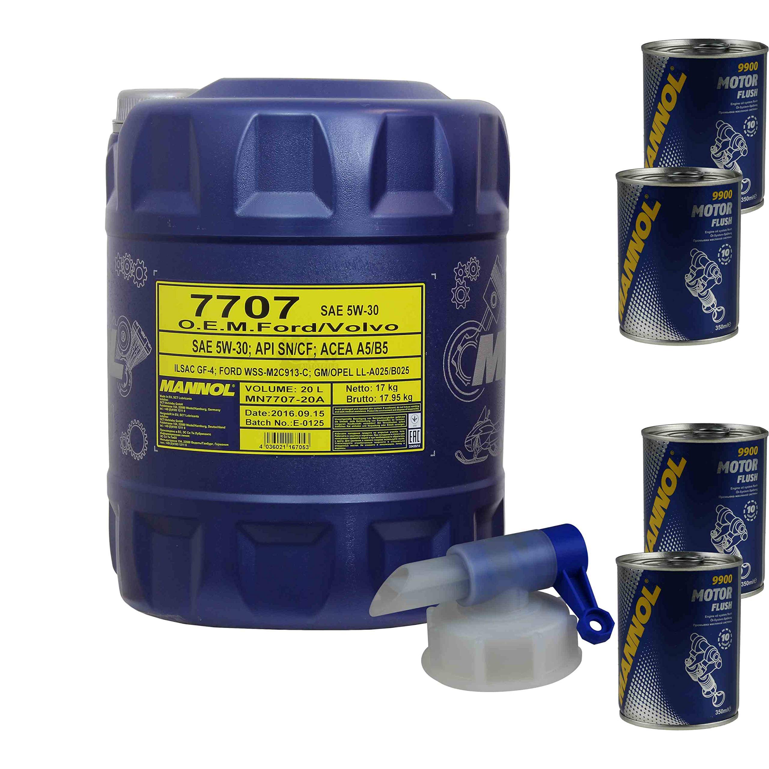 4 Liter MANNOL Motoröl 5W30 7701 O.E.M. 5W-30 OEM Motorenöl Für Opel / Chevrolet