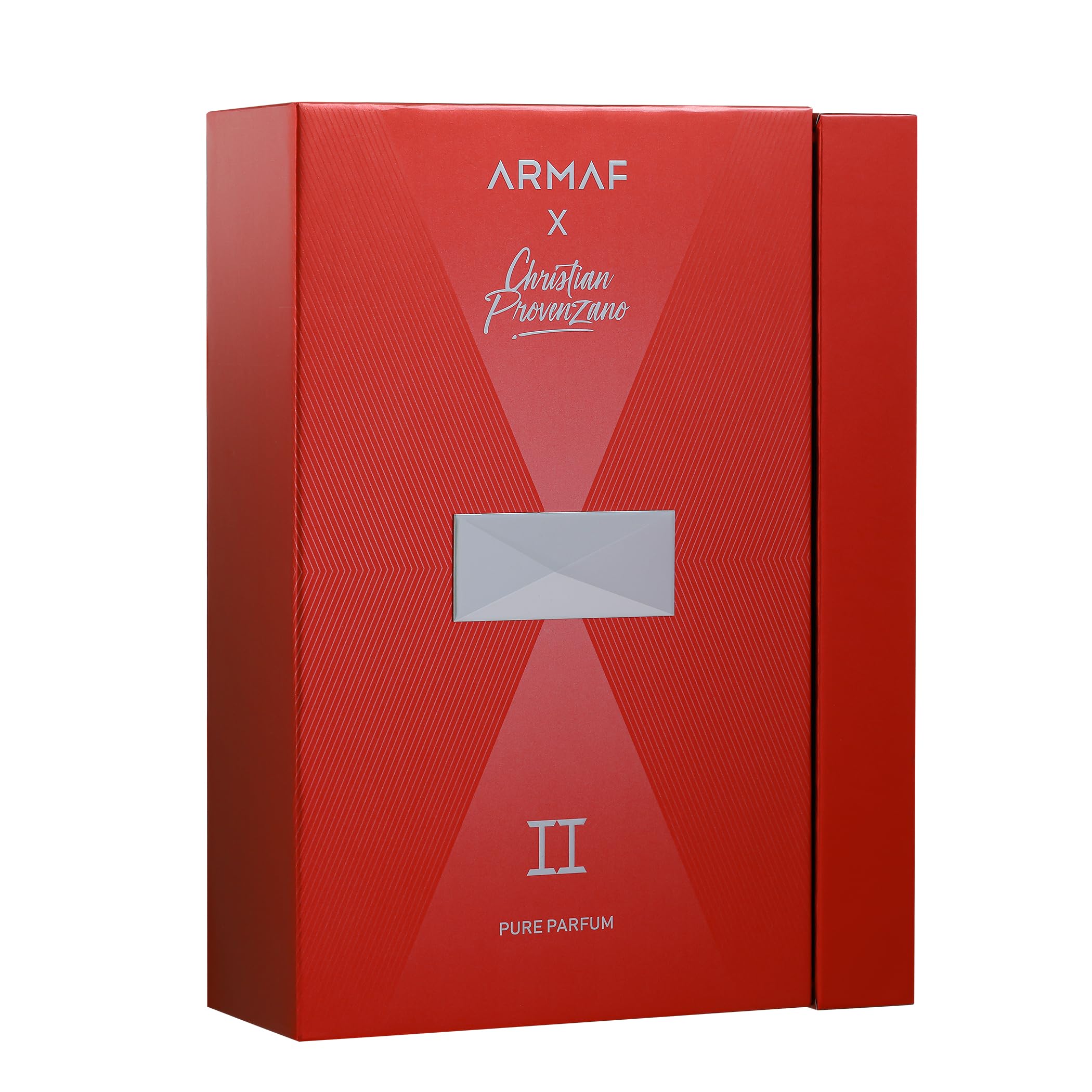 Armaf Christian Provenzano II - Fruity, Spicy, Woody, Leather - Pure Parfum Spray Long-Lasting Fragrance for Men, 3.4 oz / 100 ml