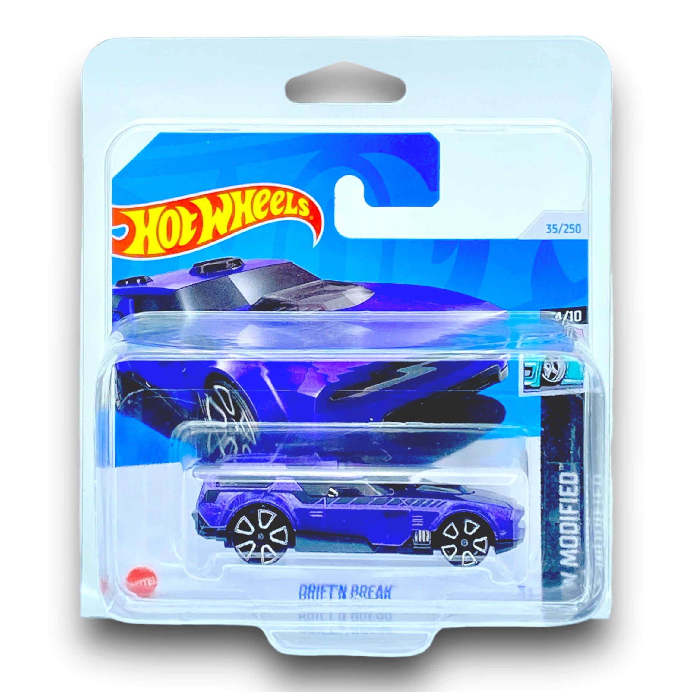 Hot Wheels Drift'n Break (Purple) 4/10 HW Modified - 2024-35/250 (Short Card) - COMES IN A KLAS CAR KEEPER SHORT CARD PROTECTOR CASE - HRY53