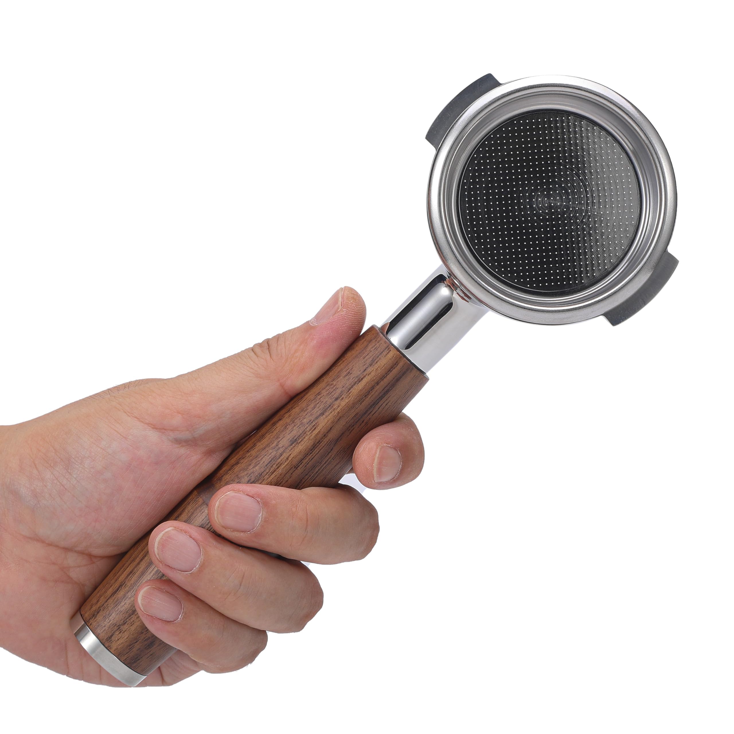 58 mm bezdenny portafilter do głowicy grupy E61 | orzech nagi portafilter | kompatybilny z Rocket, Lelit Mara X, Ascaso, Profitec, ECM i innymi