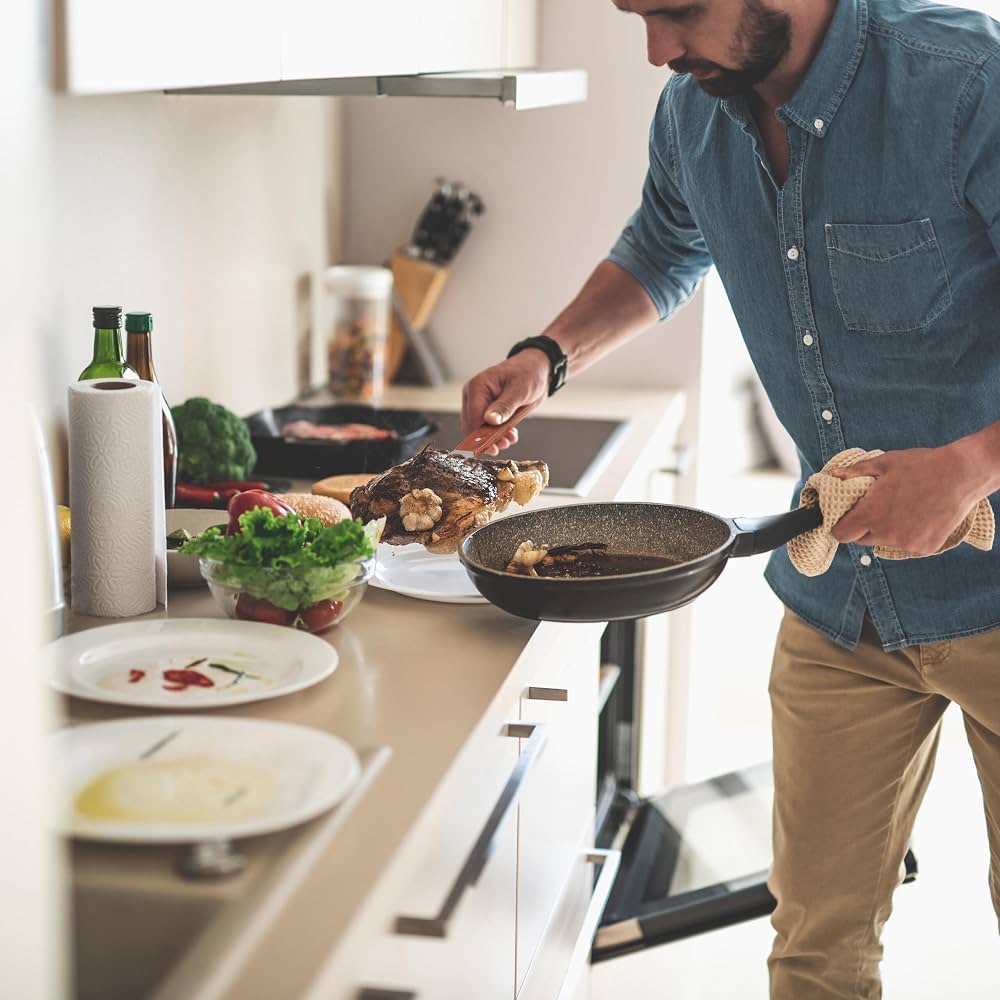 USTENSILE BARBECUE PLANCHA- Lot de 4 ustensiles de barbecue d'extérieur en acier inoxydable avec