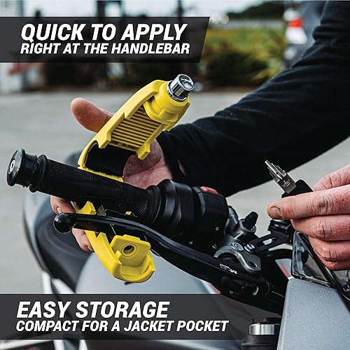 Miniatura 10 de Candados antirrobo para manillar de Aerofast. El mejor candado antirrobo de motocicleta resistente para tu motocicleta, cuatrimoto, motocross y