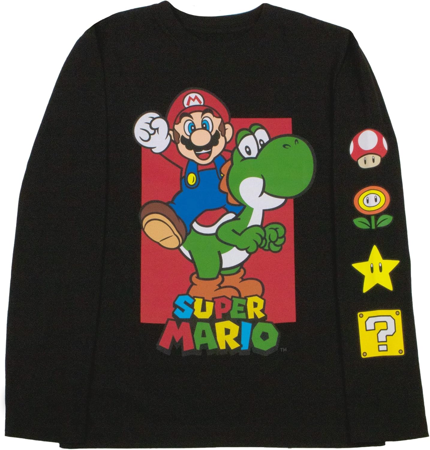 Nintendo Kids Super Mario Bros Mario & Luigi Boys Long Sleeve 2-Pack T-Shirt Bundle Set for Boys - Image 2