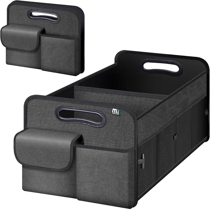 Organizador de Porta-Malas Dobrável MIU COLOR com 2 Compartimentos e Fundo Antiderrapante, 52 L