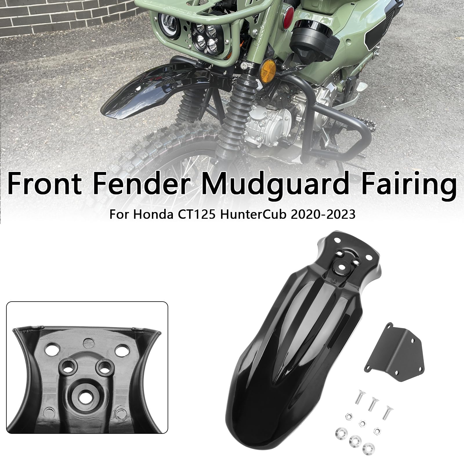 Amazon | ブルース・サメ マッドガード CT125 ハンターカブ フロント