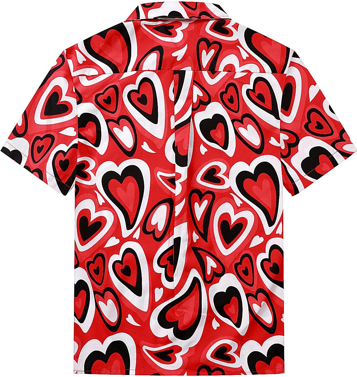 Toddler and Boys Cotton Holiday Button Down Short Sleeve Novelty Shirts - Image 5