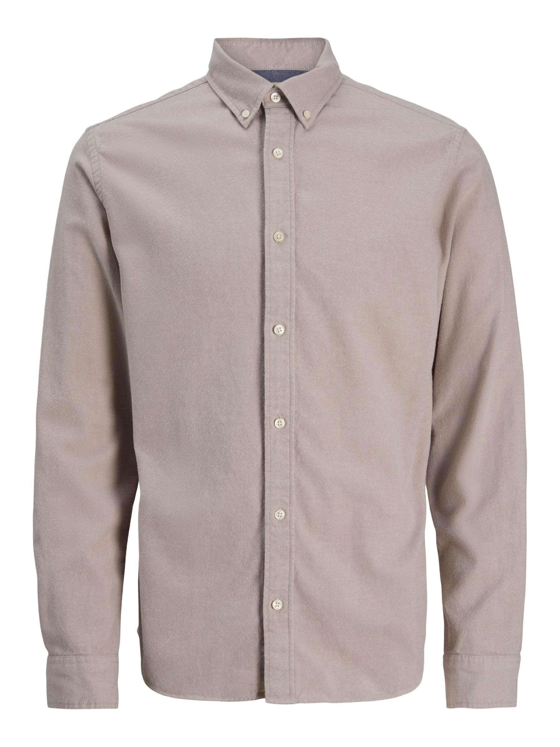 JACK & JONES Male Flanellhemd Regular Fit Flanellhemd