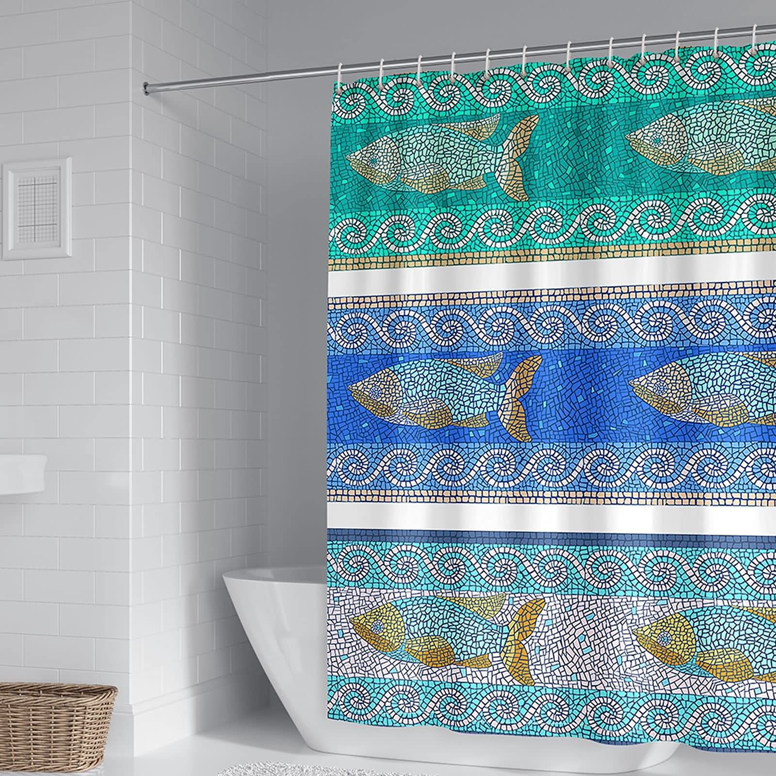 Rideau douche anti moisissure 120x180 pour éliminer l'humidité et les taches de votre bain