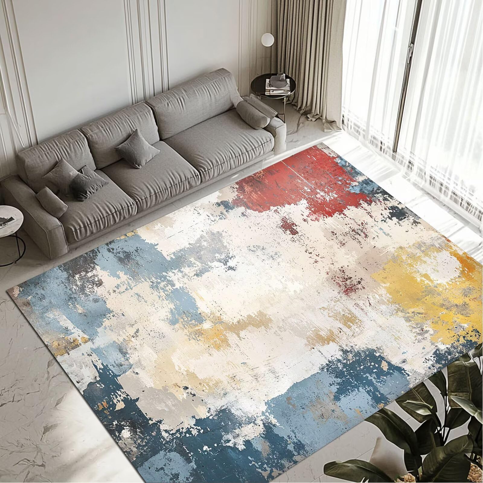 Tapis antidérapant 60x90cm lavable pour stopper les glissades d'entrée