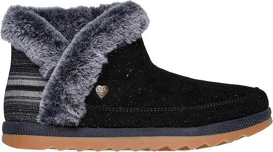 Amazon.com | Skechers Bobs Cozy Hill - Comfy Break, Black/Black 5