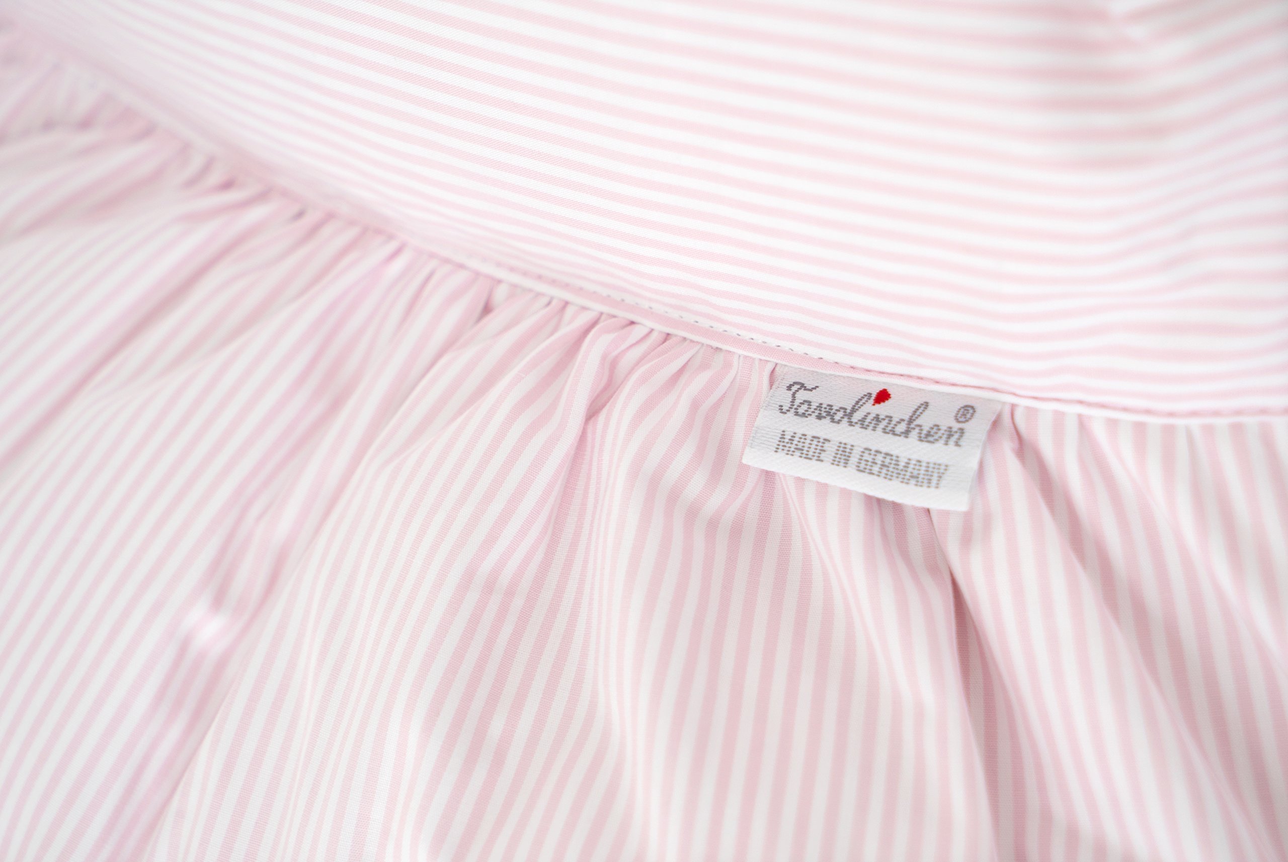 Saco de dormir para bebé, diseño de rayas, color rosa, 70 cm