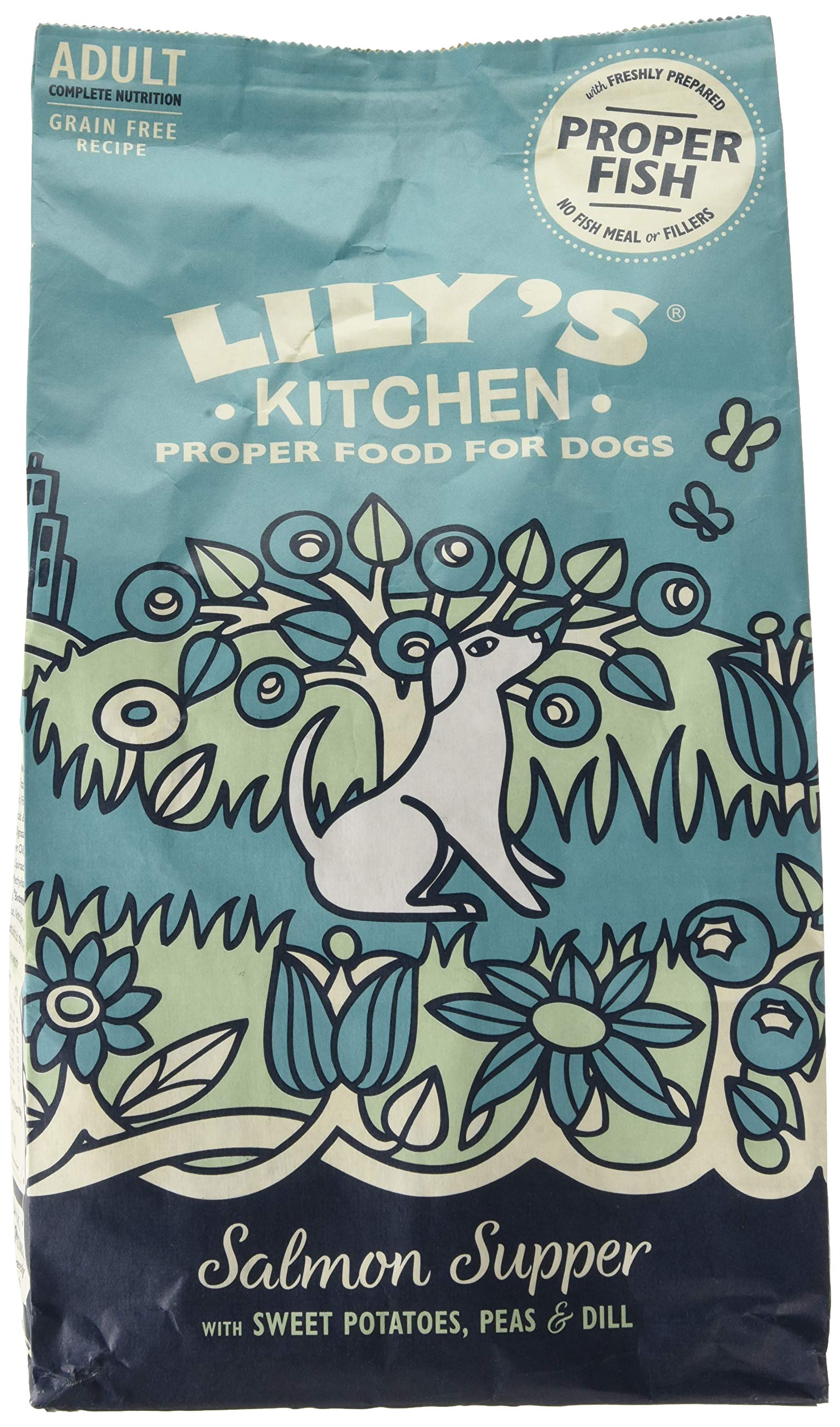 LILY'S KITCHEN Salmon Supper Adult Dog Dry Food - 2.5KG
