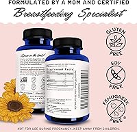 Vista 3 de Lecitina de girasol Legendairy Milk 1200mg, apoyo para la lactancia, suplemento de lecitina de girasol para conductos lácteos obstruidos, fabricado