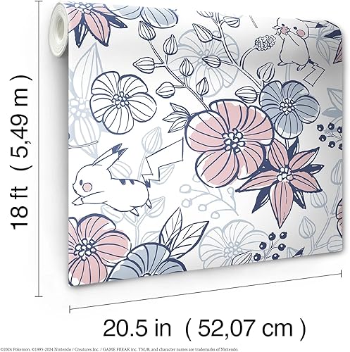Miniatura 10 de RoomMates Pokémon RMK12626RL - Papel tapiz autoadhesivo