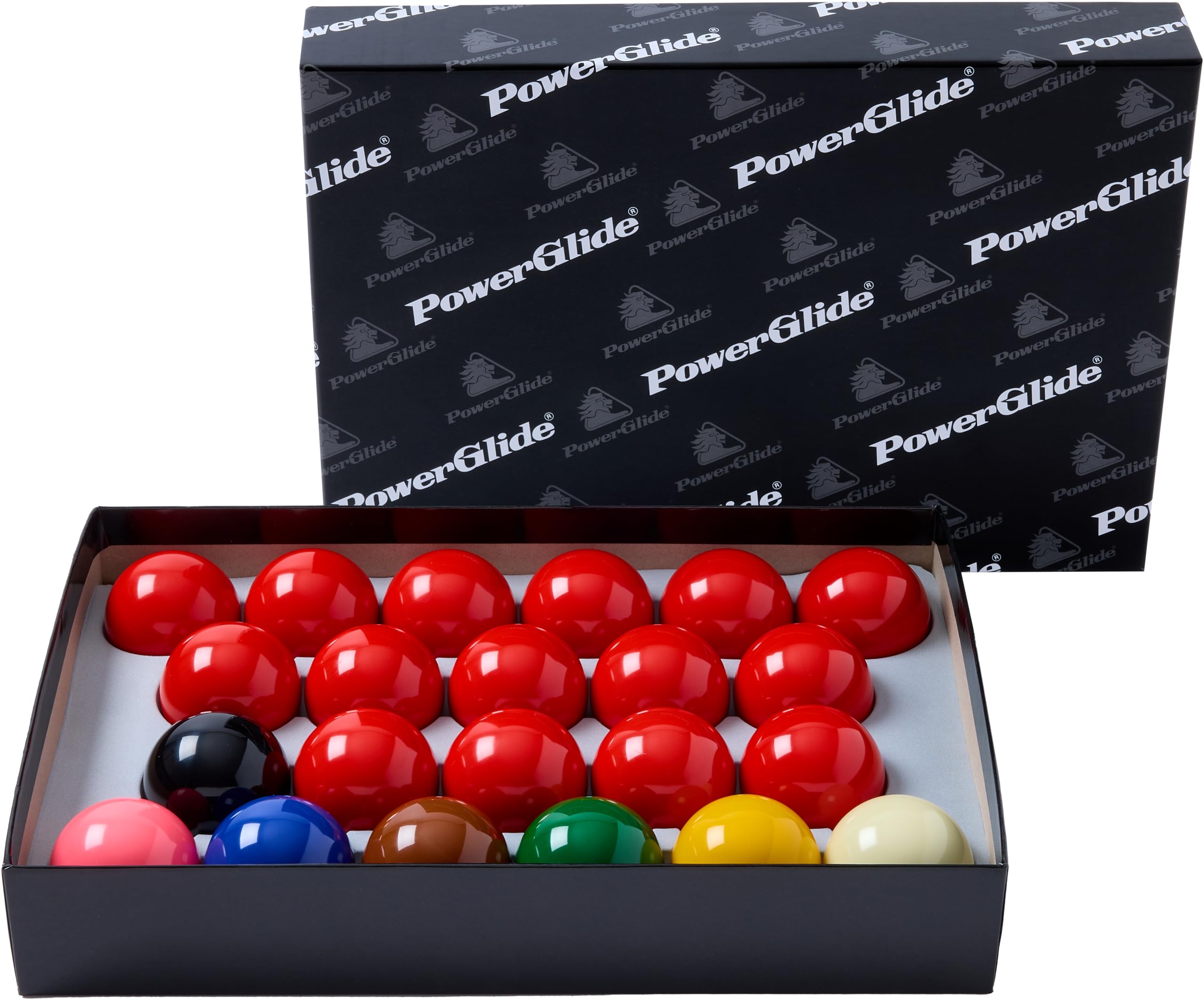 PowerGlide Juego de 22 Bolas de Billar 15 Rojos Torneo 2 1/16 Pulgadas