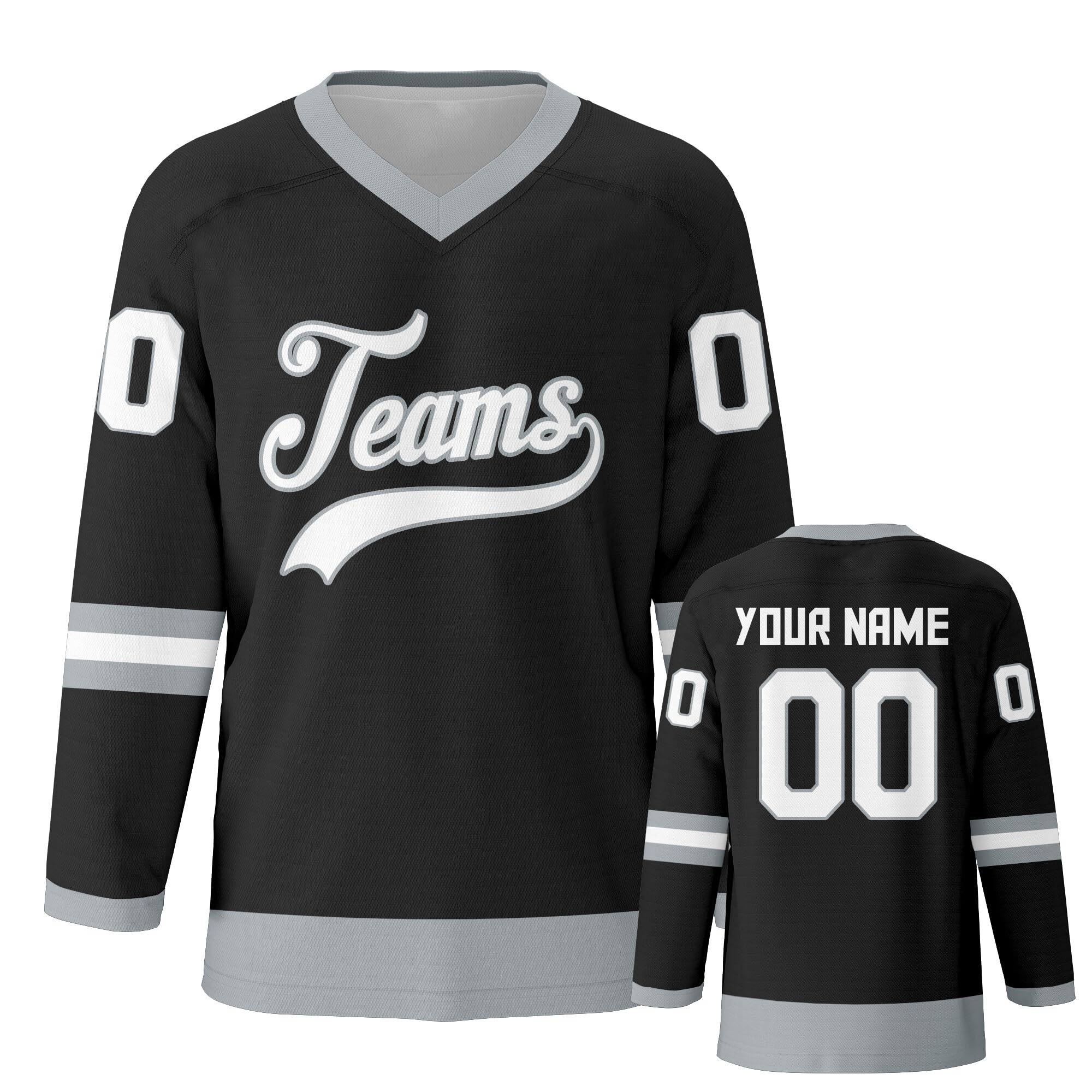 Customized Ice Hockey Jersey Personalized Team Solid Hockey Jersey Printed Stitched Hockey Jersey Men Women Youth Kids