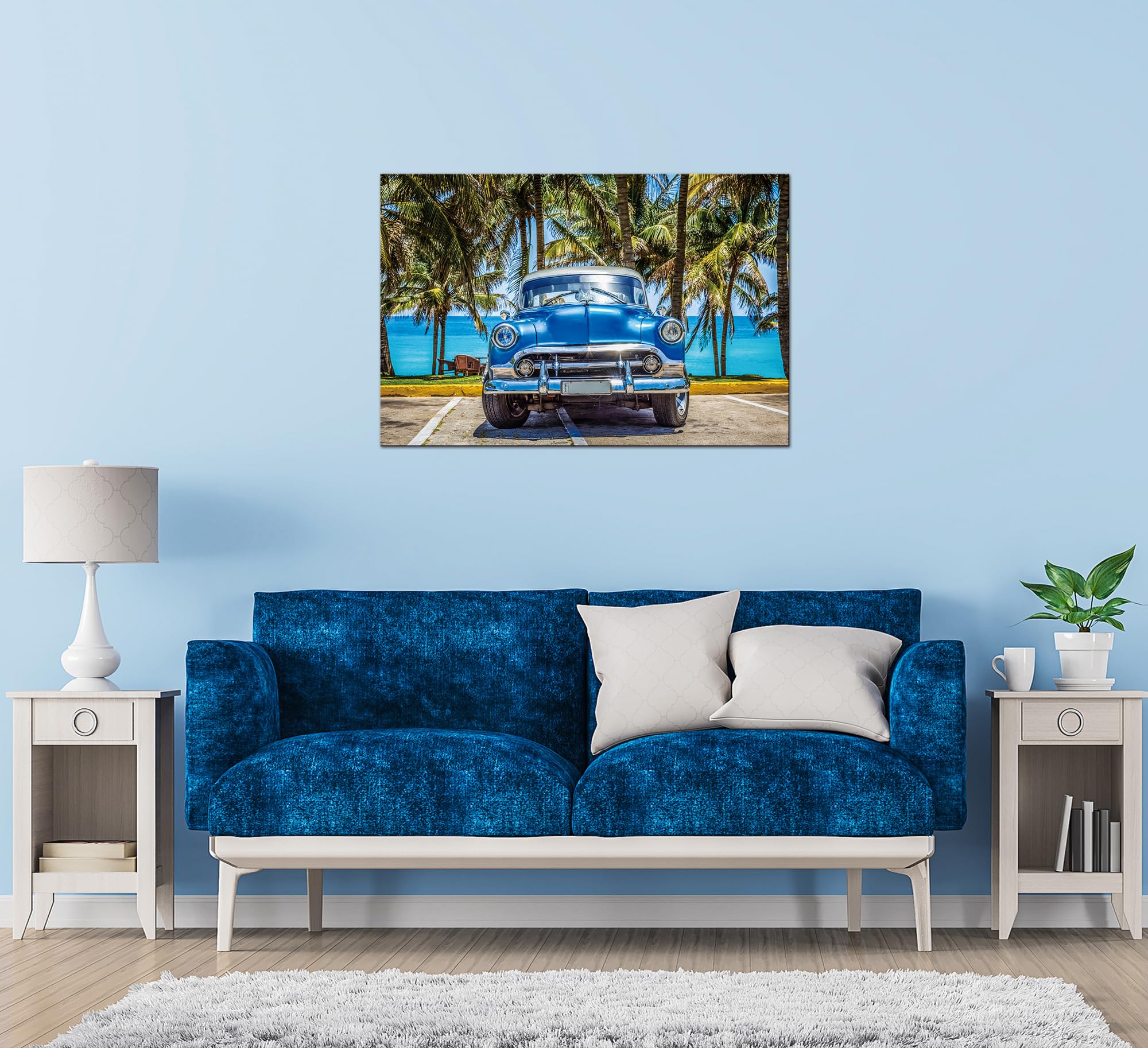GOWE Home Classic Car at The Beach Acrylic Wall Art (32