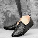 EMPENO Men's Black Synthetic Slip-On Comfortable, Lightweight & Nagras 7 gallery image