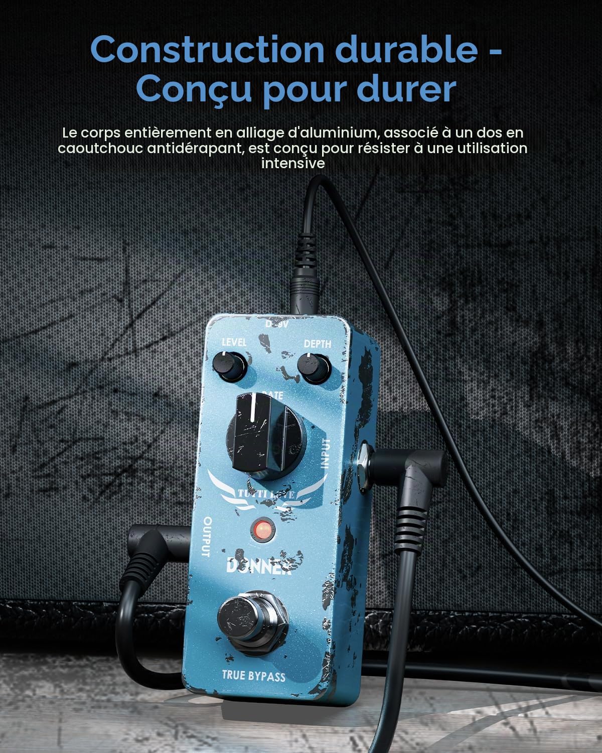 Donner Pédale d'effet Chorus Tutti Love Pédale à Effet Guitare True Bypass