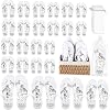 24 Pairs Wedding Flip Flops Bulk Slippers Flip Flops Women Wedding Sandals with Size Cards Drawstring Bags