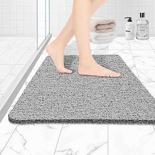 Miniatura 2 de Joyhalo Tapetes de ducha antideslizantes para personas mayores, 24 x 24 pulgadas, tapete de baño antideslizante para ducha interior, tapetes de baño