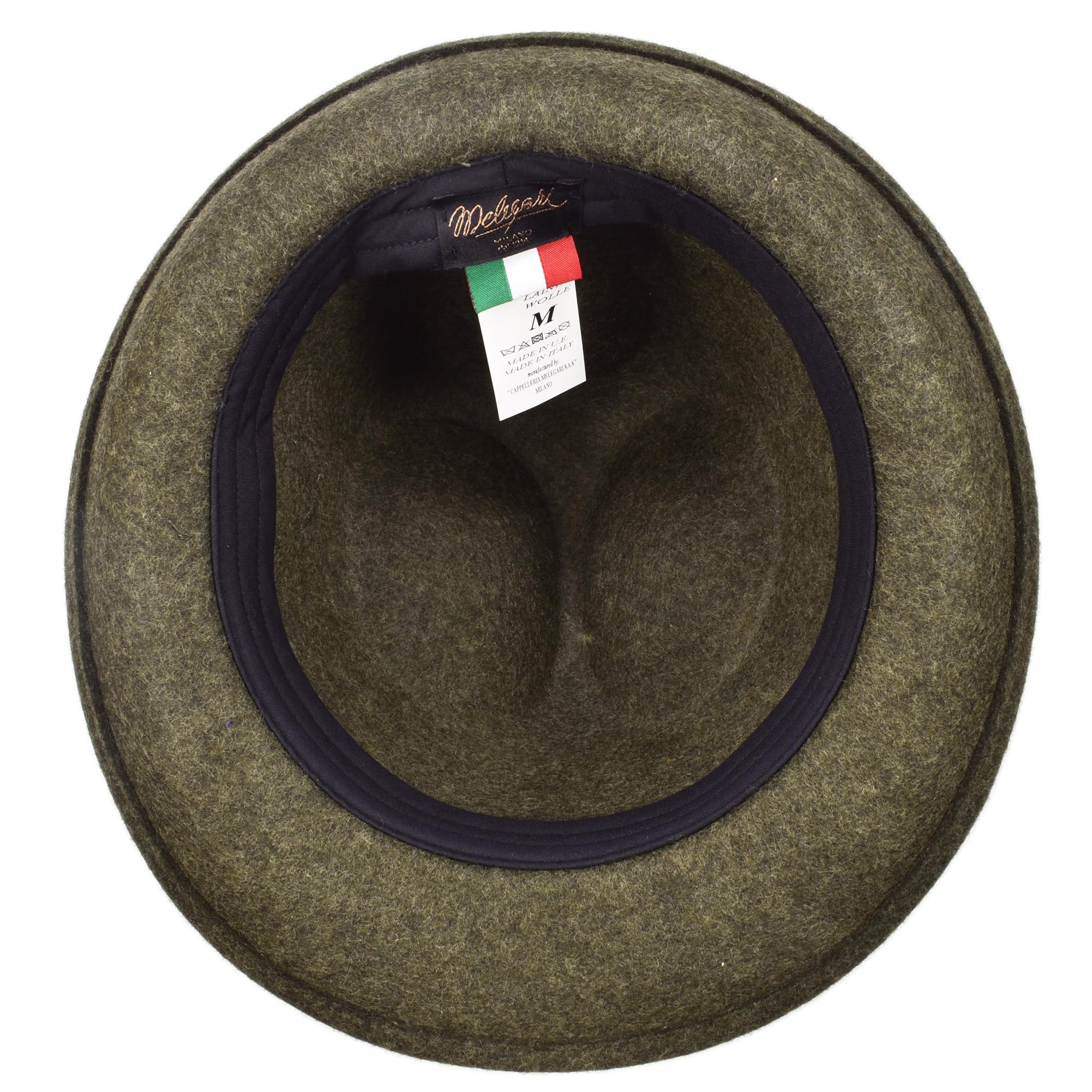 Melegari Cappello Tirolese da Montagna | Dreispitz Artavaggio | Cappello da Pastore | Contadino e Cacciatore | Loden Hut | Cappello Tradizionale da alpeggio