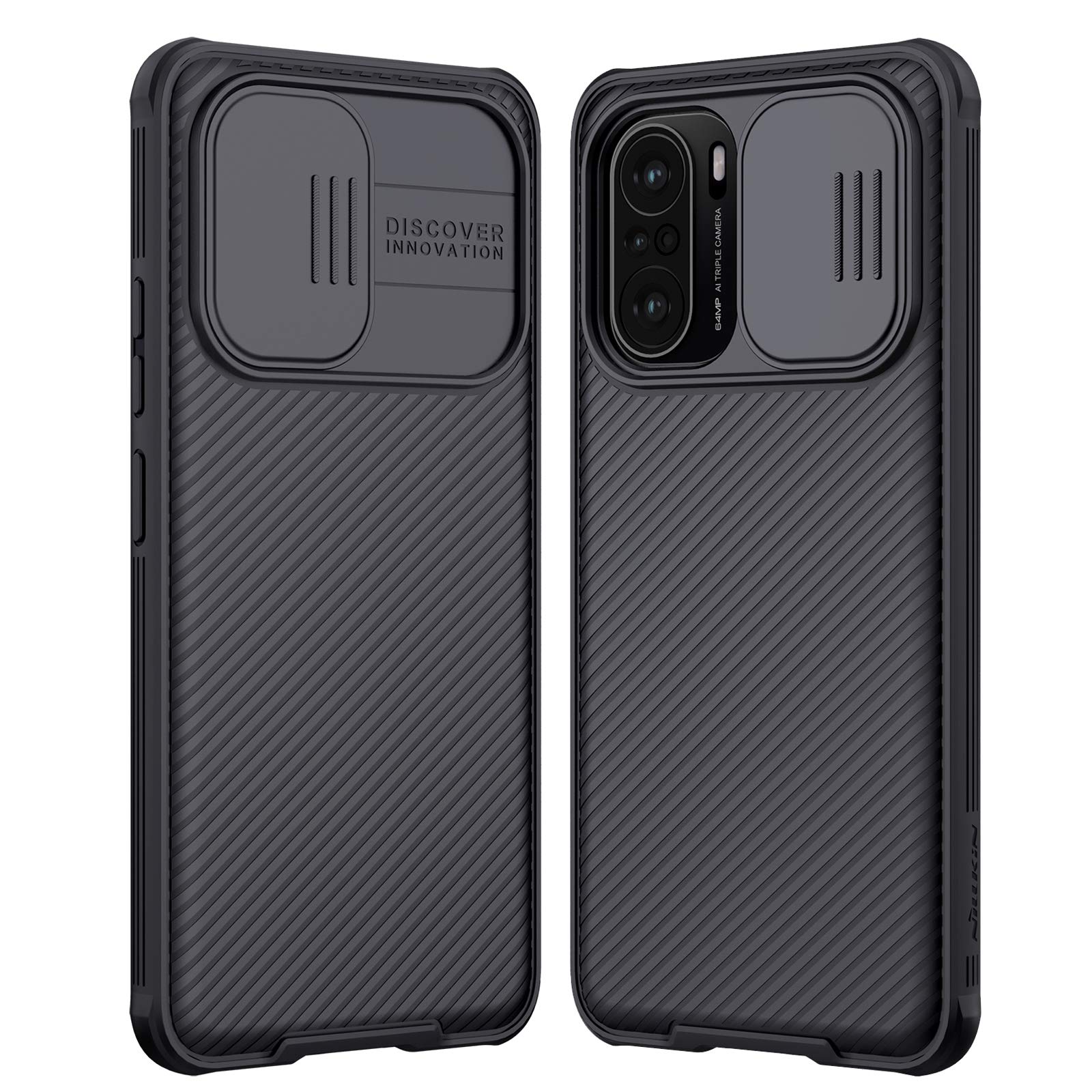 Amazon.co.jp: Poco F3用DNGNカメラ保護ケース、TPUバンパーPC背面 