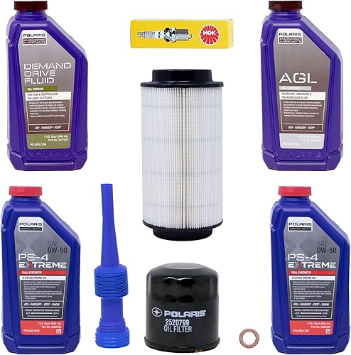 Kit de cambio de aceite Edwards Extreme para Polaris Sportsman 570 ATV 2014-2023 con filtro de aire