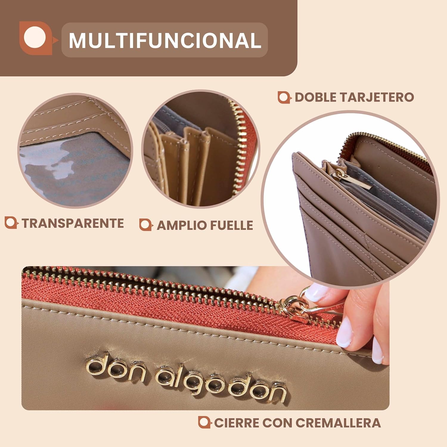 DON ALGODON Women's Wallet and Purses