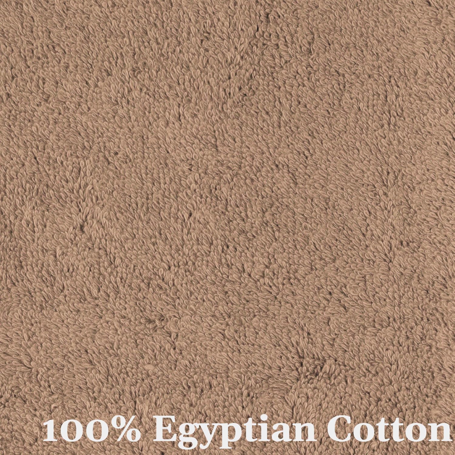 LoomTrove Pack of 2 Extra Large Jumbo Bath Sheets 100 x 200 cm 100% Egyptian Combed Cotton XL Towels Quick Dry Big Bath Sheet Super Soft Hotel Quality Towels Set (Latte) - Image 4