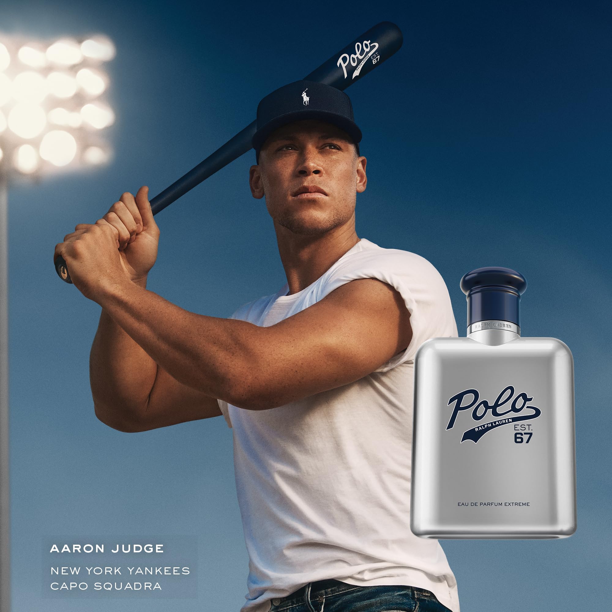 Ralph Lauren Polo 67 Extreme Eau de Parfum Uomo, Profumo Uomo Intenso e Legnoso, Fragranza Agrumata, Note di Ananas Gourmand, Legno di Cedro e Cuoio, A Lunga Durata, Profumo di Lusso da Uomo
