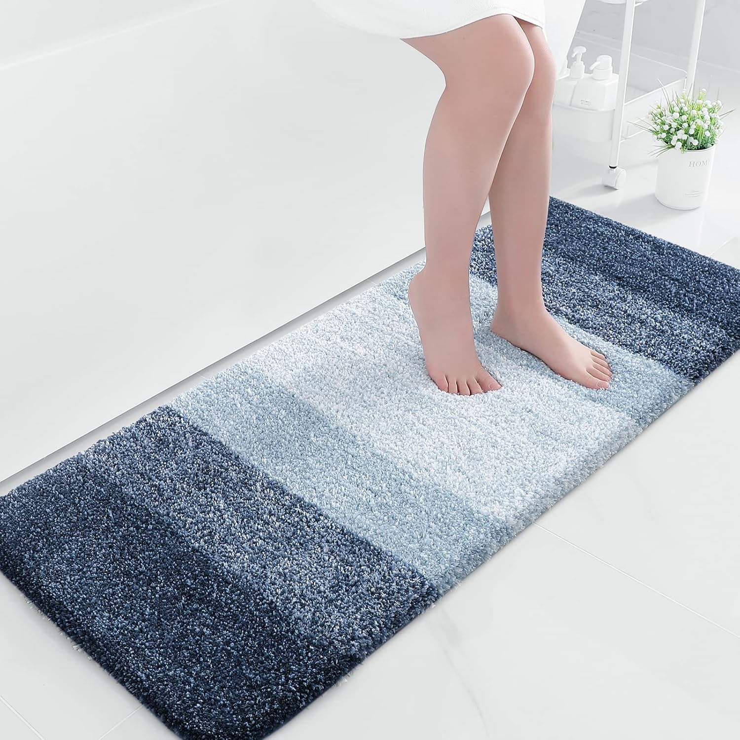 OLANLY Luxury Bathroom Rug Mat, Extra Soft and Absorbent