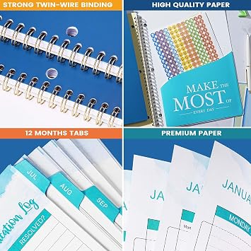 Student Planner 2026-2027 - Academic Planner 2026-2027, July 2026 - June 2027, 11 9, Weekly Lesson Planners, Monthly & Weekly School Planners for Middle/High School, Stickers, Week's Goals, Tabs