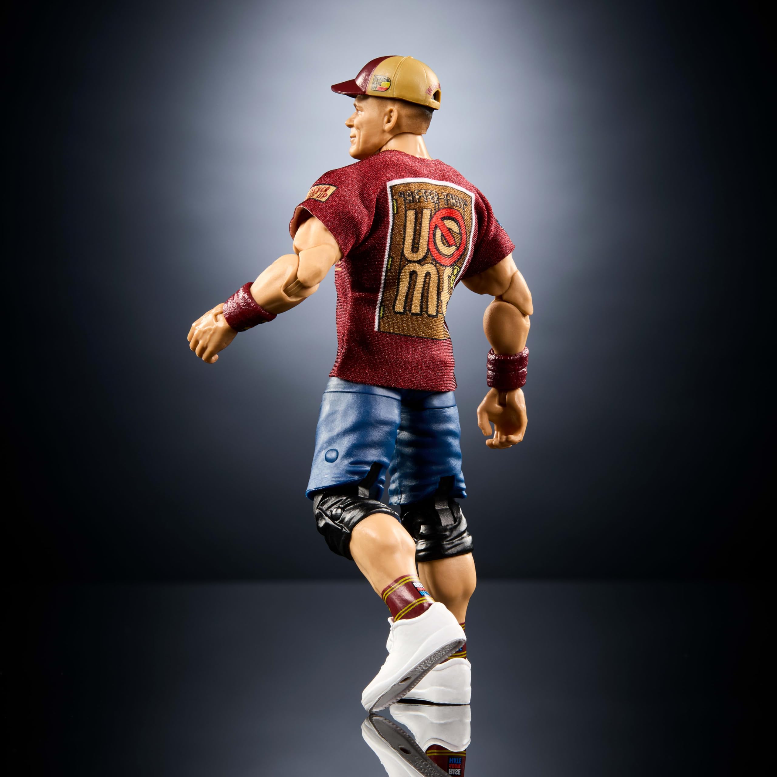 Mattel WWE Elite Collection - John Cena, personaggio collezionabile Series 120, alto 15+ cm con 25 punti di articolazione e mani intercambiabili incluse, 8+ anni, JGV13