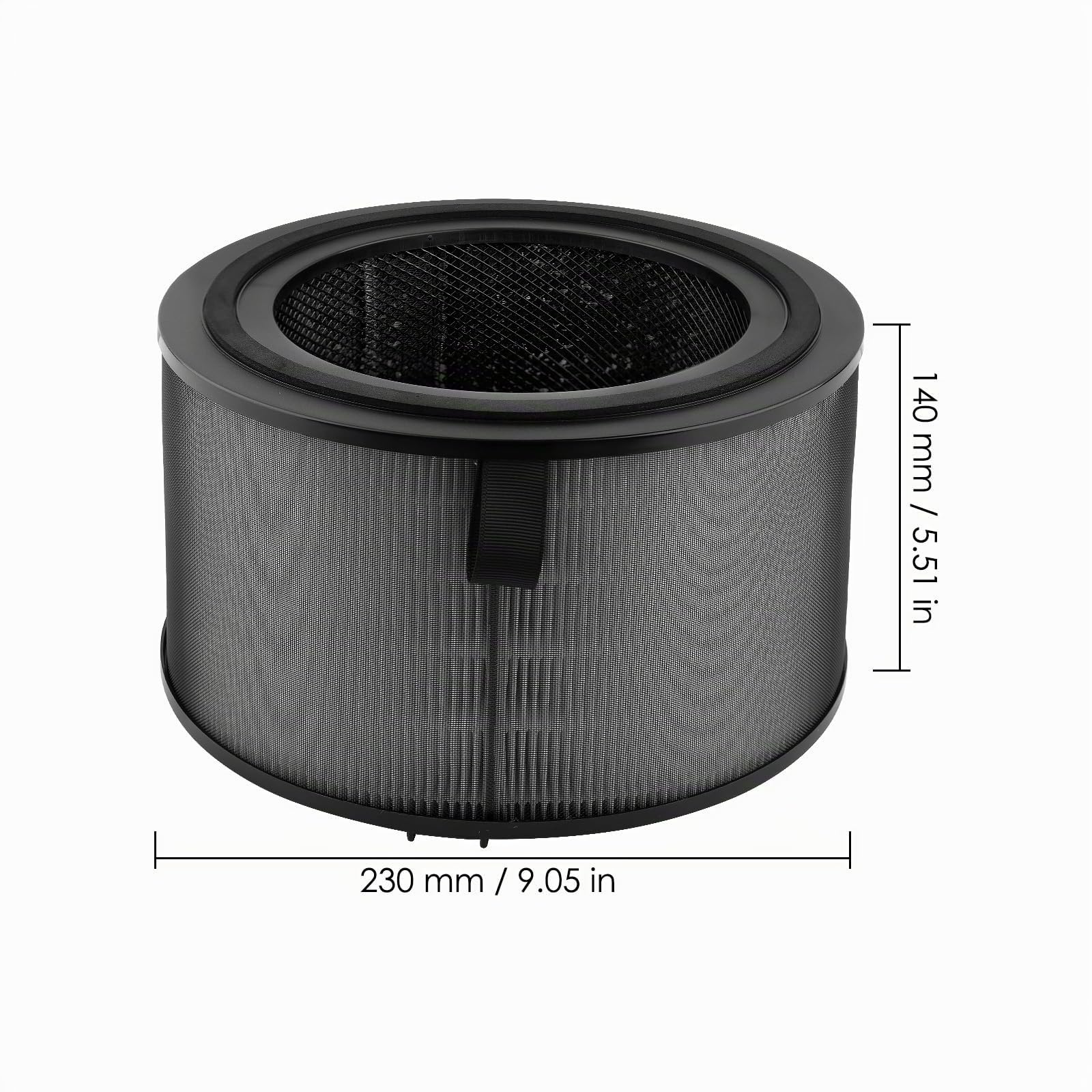 (2 pièces) FY3200 filtres HEPA de rechange pour purificateurs d'air Philips série 3200 AC3210, AC3220 et AC3221, filtre H13 True Hepa, filtre HEPA NanoProtect + charbon actif (FY3200/30)