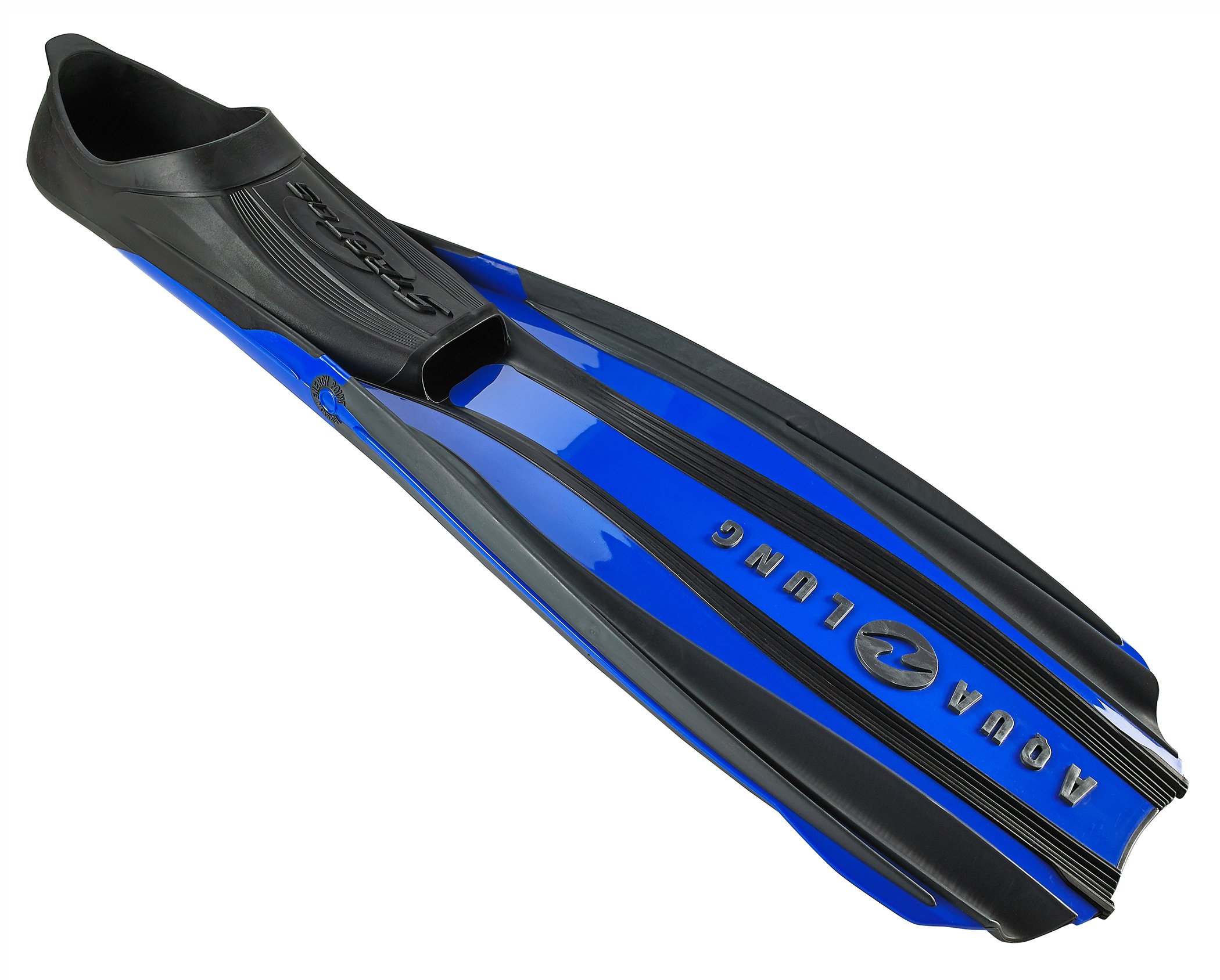 Aqua Lung Stratos 3 Full Foot Diving Fins-Blue-LG