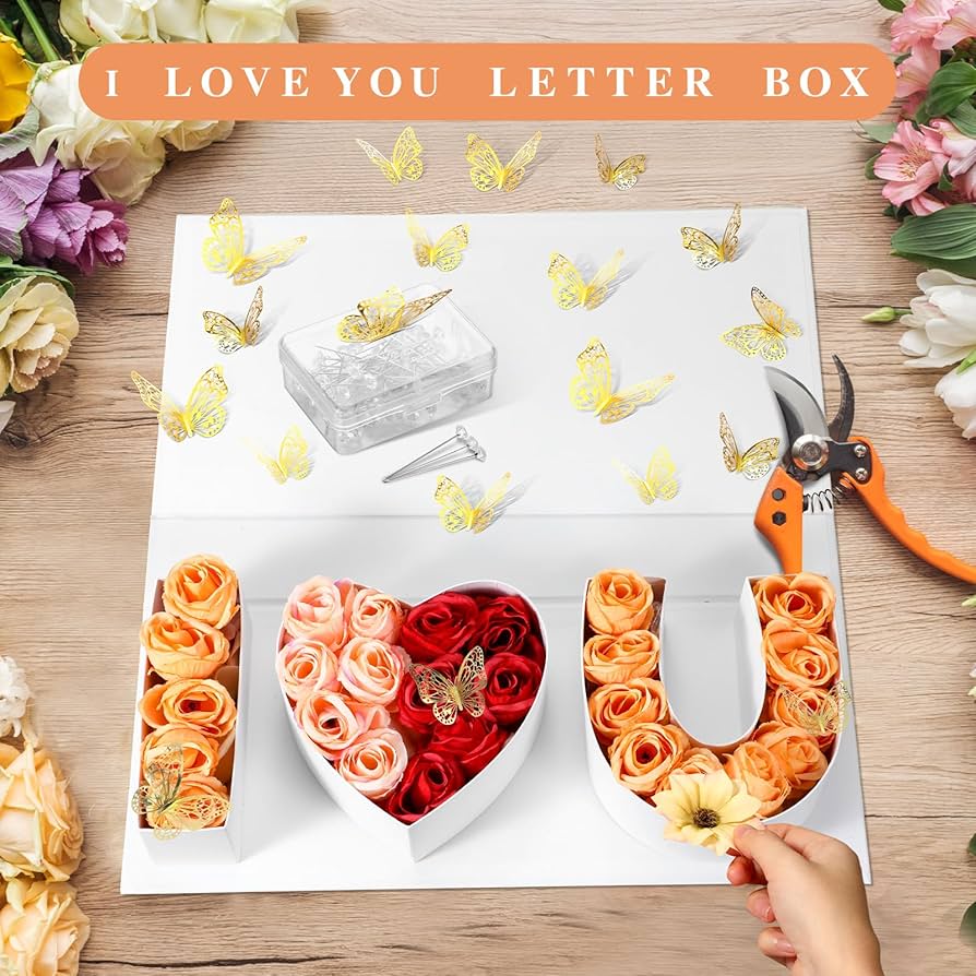 mama♡  Amazon.com: Cholemy 2 Sets I Love You Mama Gift Flower Box