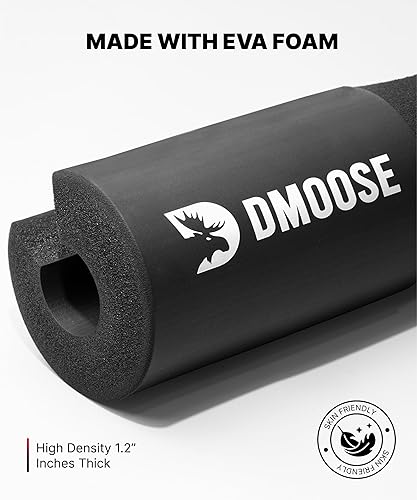 Miniatura 7 de DMoose - Almohadilla para barra, alivia la presión del cuello, los hombros y proporciona soporte para la parte inferior de la espalda, almohadilla