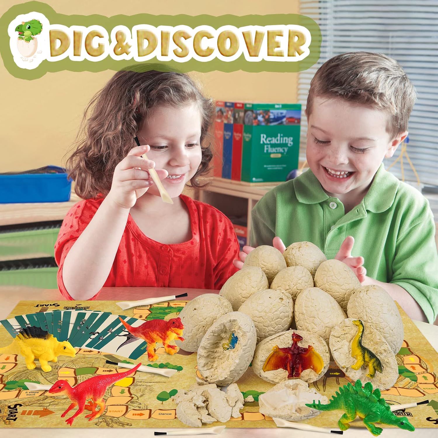 Joozmui dinosaurus opgraving set voor kinderen