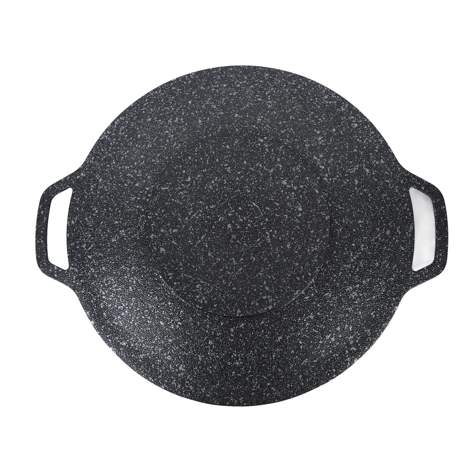 Padella Griglia Rotonda in Alluminio BBQ con Rivestimento in (38cm)