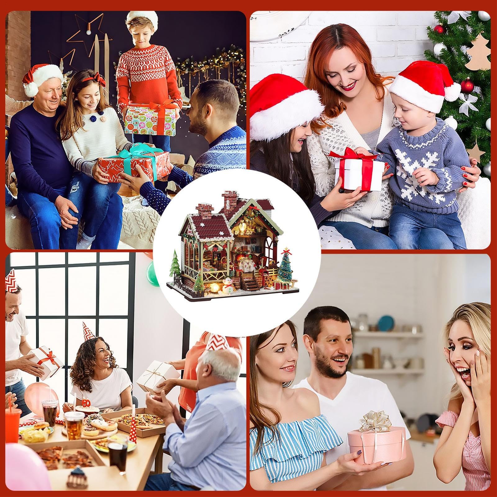 Kit Per Casa In Miniatura, Artigianale 3D Fai Da Te In | Legno,Kit Per Costruire Una Piccola Casa Artigianale - Per Famiglia Ragazzi Ragazze Adolescenti Bambini