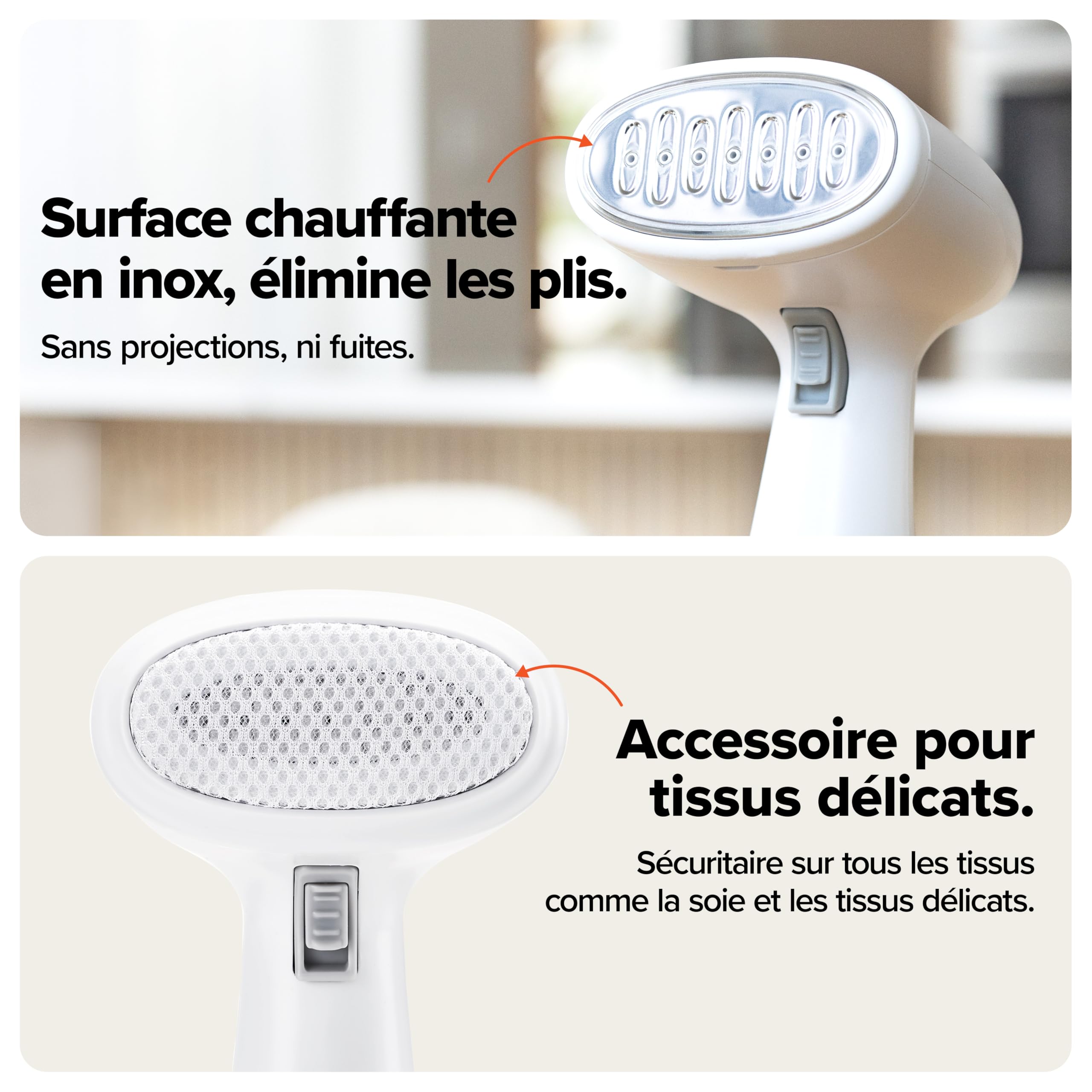 Dupray Neat + Voila– Pack Complet Nettoyage Vapeur Maison & Défroisseur Vêtements | Nettoyeur Vapeur & Défroisseur Vertical Sans Produits Chimiques | Kit de 17 Accessoires Inclus