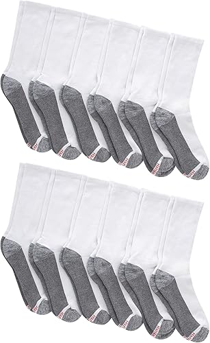 Miniatura 9 de Hanes Calcetines acolchados Max para hombre, absorben la humedad con control de olores, paquete múltiple