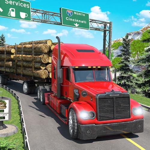 Big Gear Offroad Cargo Truck Uphill Driving Game - Drive Manual Truck in Mountains Adventure Games