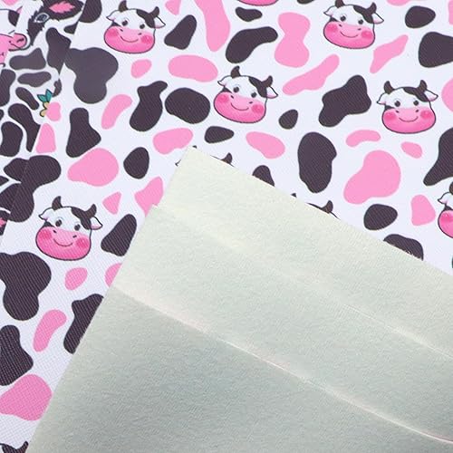 Miniatura 9 de David Angie Hoja de piel sintética con textura de animal, tela de cuero sintético impresa, surtido de 5 piezas de 7.7 x 12.9 pulgadas (7.9 in x 13.0