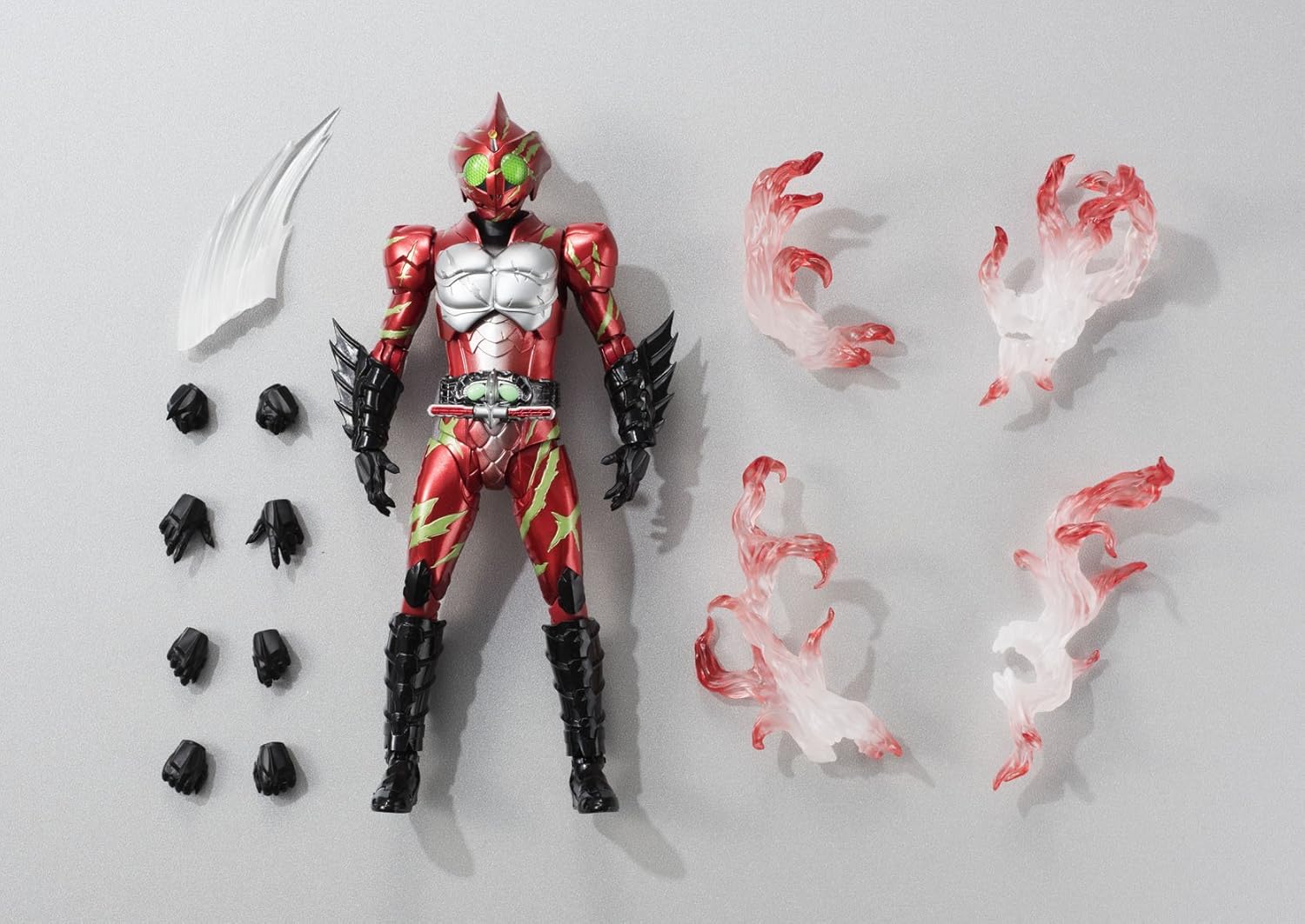 [Amazon.co.jp Exclusive] S.H.Figuarts Kamen Rider Amazon Alpha Approx 145mm ABS & PVC Pre-Painted Action Figure