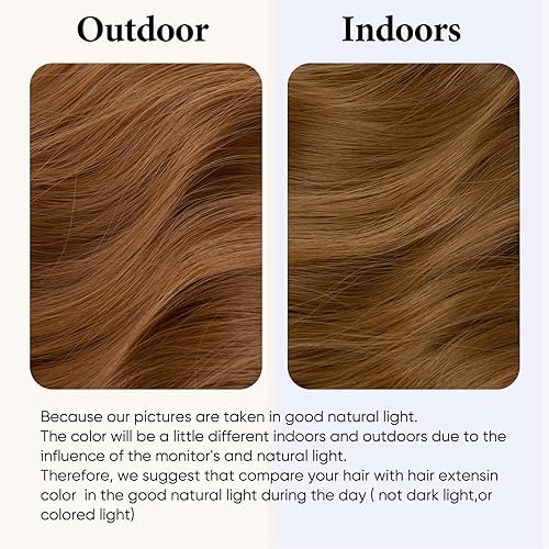 Miniatura 3 de SARLA Extensión de cabello con alambre invisible degradado con 3 clips, extensión de pelo sintético largo ondulado para playa, diadema ajustable