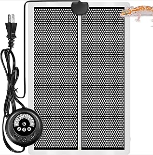 爬虫類シートヒーター ペット用 パネルヒーター 5W/7W/14W/20W 7段階温度調節可能 均一に暖まる 軽量 持ち運び便利 爬虫類 両生類 小動物用 ペット用品 プレゼント ギフト 贈り物 (15*14cm)