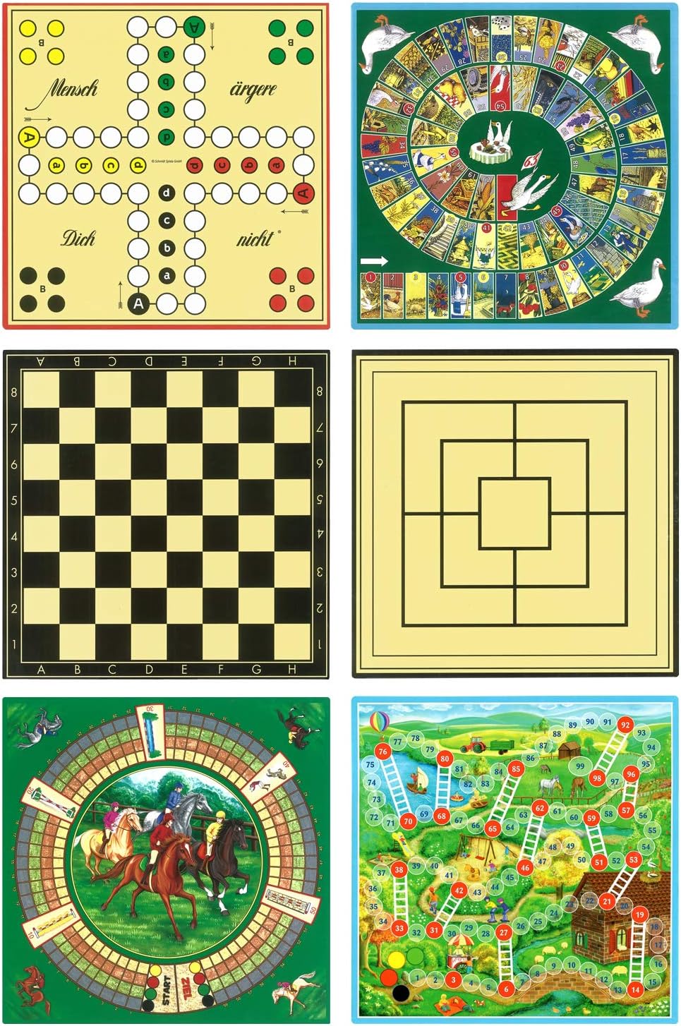 Idena 6102589 - Game Collection with 150 Playing Possibilities, Including Original People Don't Annoy You and Trickles, for 1 to 8 Players from 6 Years