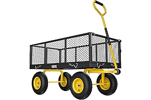 Versatile Steel Garden Cart: Transform Your Yard Work